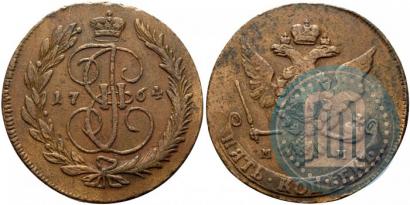 Picture 5 kopecks 1764 year ММ 