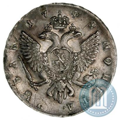 Picture 1 rouble 1744 year СПБ 