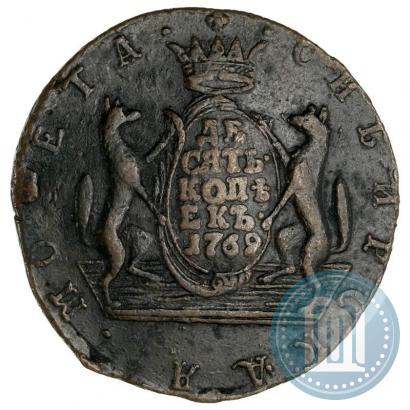 Picture 10 kopecks 1769 year КМ 