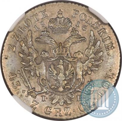 Picture 2 złote 1816 year IB 