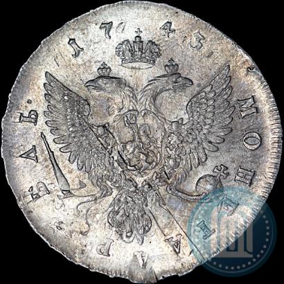 Picture 1 rouble 1743 year ММД 