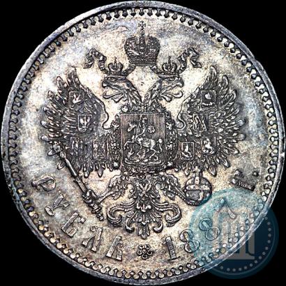 Фото 1 рубль 1887 года (АГ) 