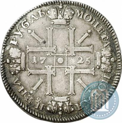 Picture 1 rouble 1725 year СПБ "Sun rouble, portrait in armour"