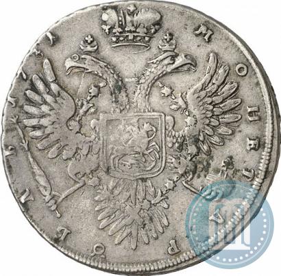 Picture 1 rouble 1731 year  