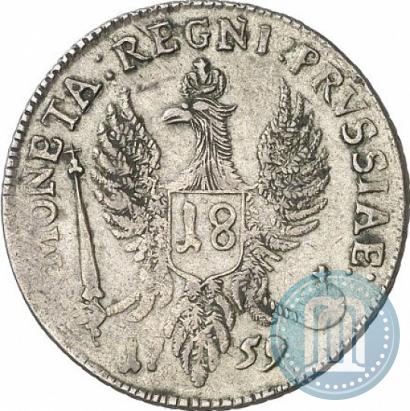 Picture 18 groszy 1759 year  