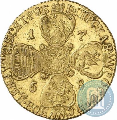 Picture 10 roubles 1768 year СПБ 