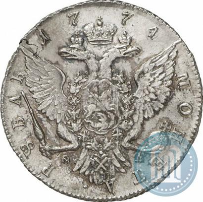Picture 1 rouble 1774 year СПБ-ФЛ 
