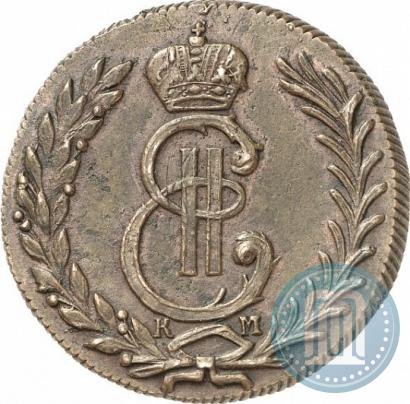 Фото 5 копеек 1780 года КМ 