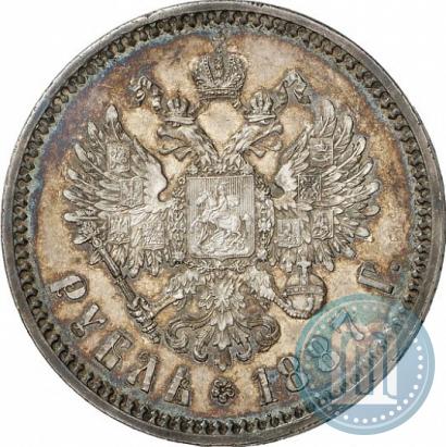 Picture 1 rouble 1887 year (АГ) 