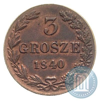 Picture 3 grosze 1840 year MW 