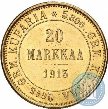 Picture 20 markkaa 1913 year S 