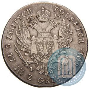 Picture 5 złotych 1817 year IB 