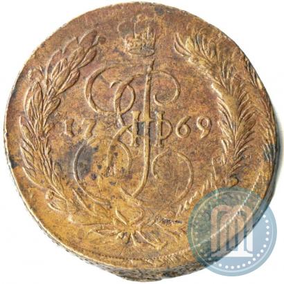 Фото 5 копеек 1769 года ЕМ 