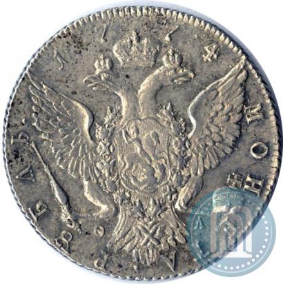 Picture 1 rouble 1774 year СПБ-ФЛ 