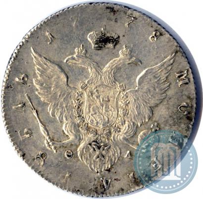 Фото 1 рубль 1778 года СПБ-ФЛ 