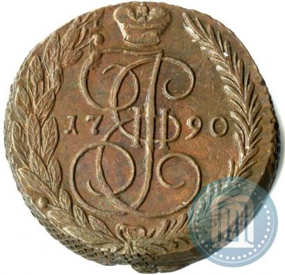 Фото 5 копеек 1790 года ЕМ 