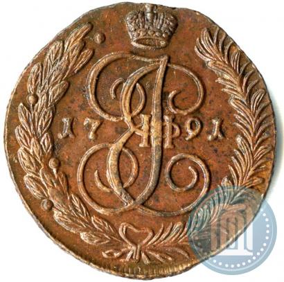 Picture 5 kopecks 1791 year АМ 