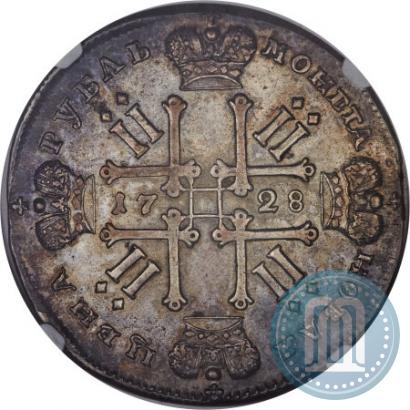 Picture 1 rouble 1728 year  "Type of 1728"