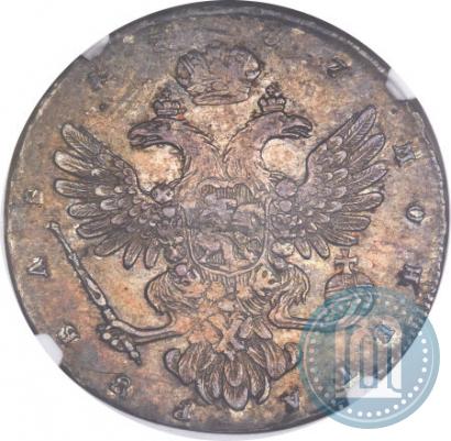 Picture 1 rouble 1737 year  "Moscow type"