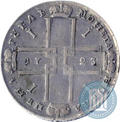 Фото 1 рубль 1723 года OK "Портрет в горностаевой мантии"