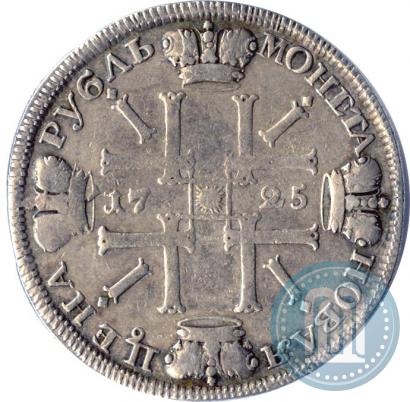 Фото 1 рубль 1725 года СПБ "Солнечный в латах"