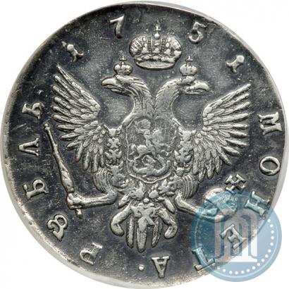 Picture 1 rouble 1751 year СПБ 