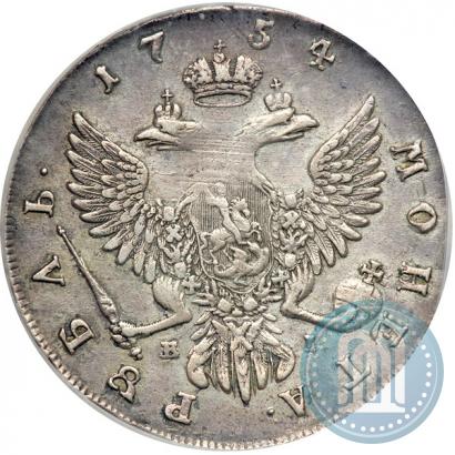 Picture 1 rouble 1754 year ММД-ЕI 