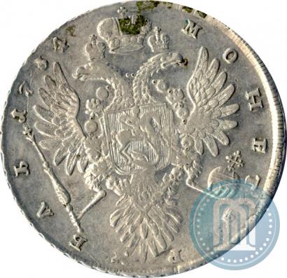 Picture 1 rouble 1734 year  "Type of 1735"