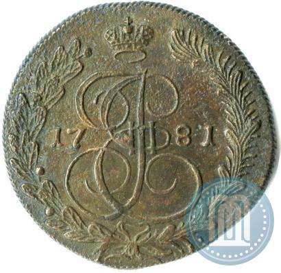 Фото 5 копеек 1781 года КМ 