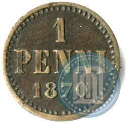 Picture 1 penni 1870 year  