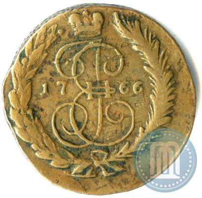 Picture 2 kopecks 1766 year СПМ 