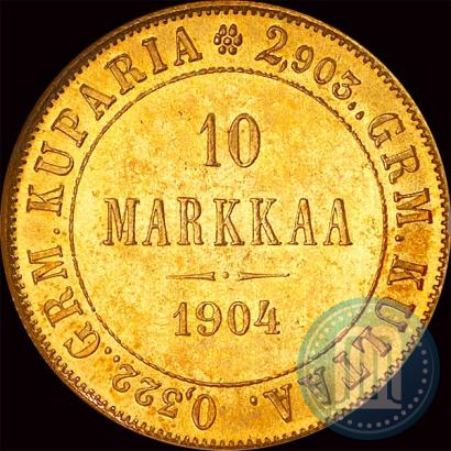 Picture 10 markkaa 1904 year L 