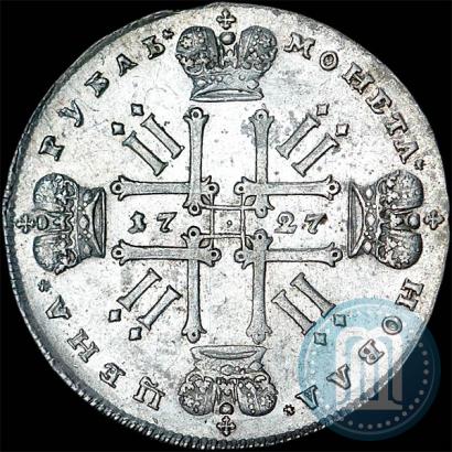 Picture 1 rouble 1727 year  "Moscow type"