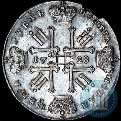 Picture 1 rouble 1728 year  "Type of 1727"