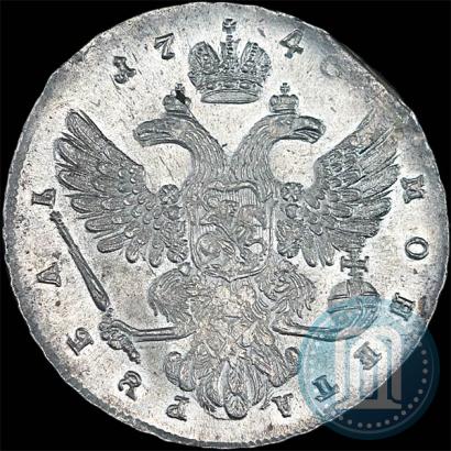 Фото 1 рубль 1740 года  "Московский тип"