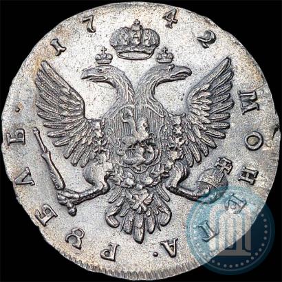 Picture 1 rouble 1742 year ММД 