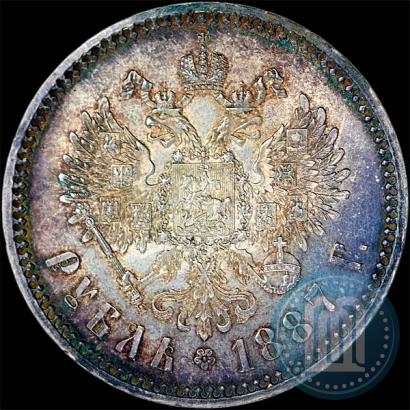 Фото 1 рубль 1887 года (АГ) 