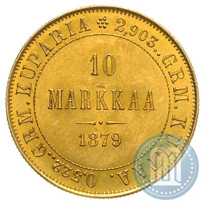 Picture 10 markkaa 1879 year S 