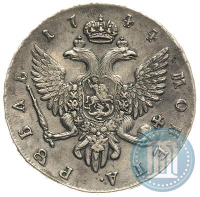 Picture 1 rouble 1744 year СПБ 