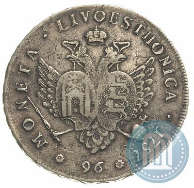 Picture 96 kopecks 1757 year  "For Livonia"