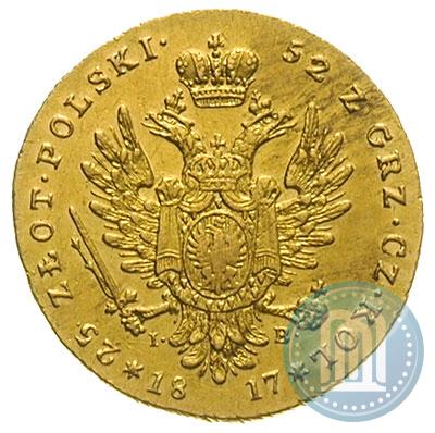 Picture 25 złotych 1817 year IB 
