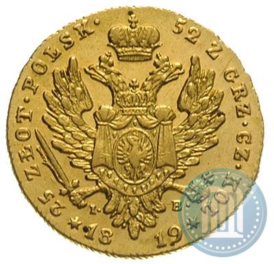 Picture 25 złotych 1819 year IB 