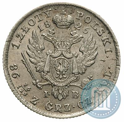 Picture 1 złoty 1825 year IB 