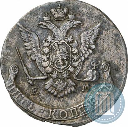 Picture 5 kopecks 1775 year ЕМ 