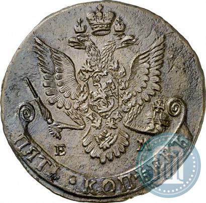 Фото 5 копеек 1781 года ЕМ 