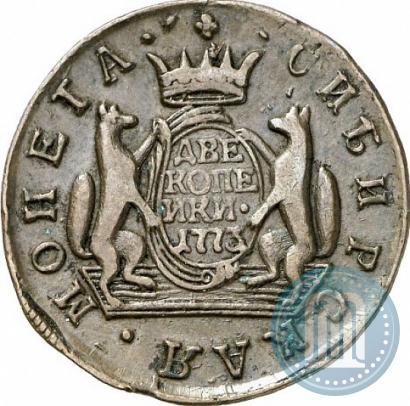 Picture 2 kopecks 1773 year КМ 