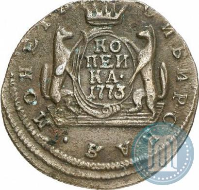 Фото 1 копейка 1773 года КМ 