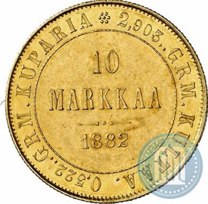Фото 10 марок 1882 года S 