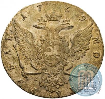 Picture 1 rouble 1769 year СПБ-СА 