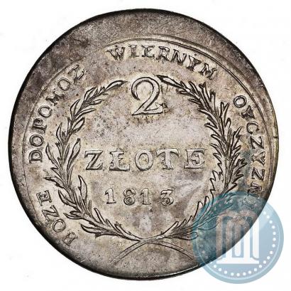 Picture 2 złote 1813 year  